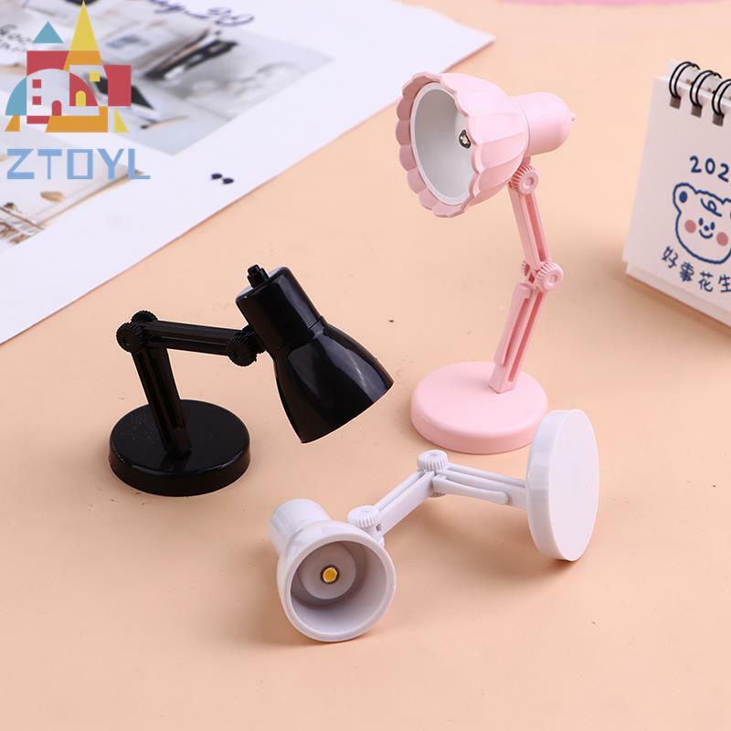 1Pc 1/6 1/12 Dollhouse Miniature Desk Lamp Battery Operated With ON/OFF Switch