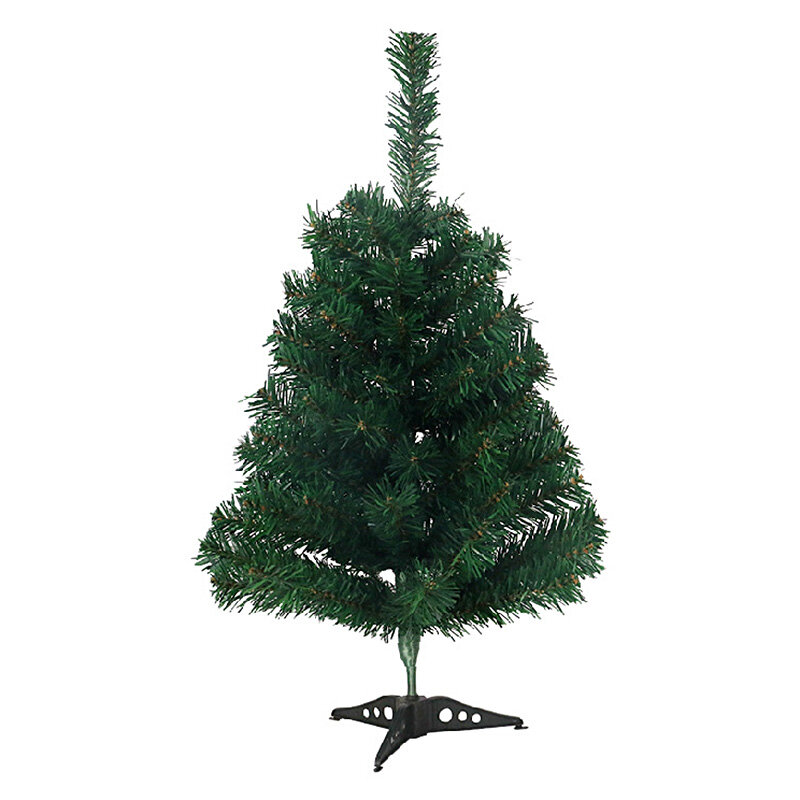 Pohon Natal simulasi bahan Pvc gaya Nordic baru 45cm pohon Natal telanjang biru merah muda hijau pohon Natal lucu