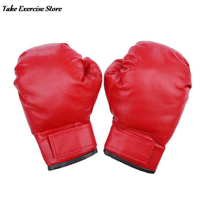 Kick Boxing Gloves for Men Women PU Karate Muay Thai Guantes De Boxeo Free Fight MMA Sanda Training Adults Kids Equipment