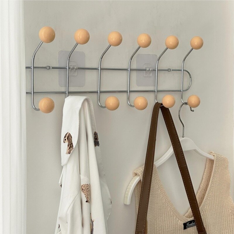Corner Hanger Household Metal Wall Hooks Without Marks Nail Iron Decorative Storage Coat Hook Fitting Room Closet Living Room