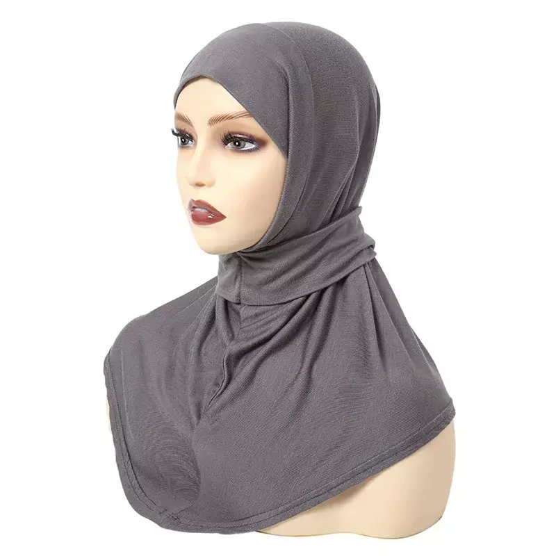 Hijab musulmano Premium per donna sciarpa elegante estensibile durevole abbigliamento istantaneo Hijab intelligente si chiude facilmente 2024