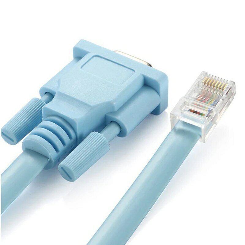 USB 콘솔 케이블 RJ45 Cat5 이더넷-Rs232 DB9 COM 포트 직렬 암 롤오버 라우터, 네트워크 어댑터 케이블 1.8M