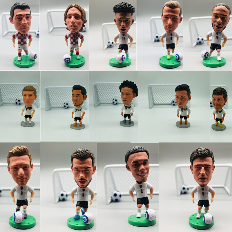 Nowy 2022 rok Soccerwe 7cm wysokość piłka nożna kreskówka Mini gwiazda lalki figurki zabawki prezent