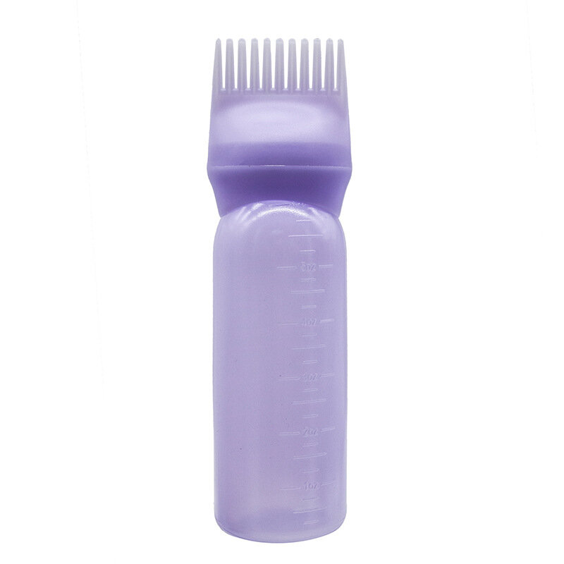 3 Colors Dyeing Shampoo Bottle Oil Comb Hair Dye Applicator Brush Bottles Hair Dye Bottle Applicator Hair Salon Styling Tools