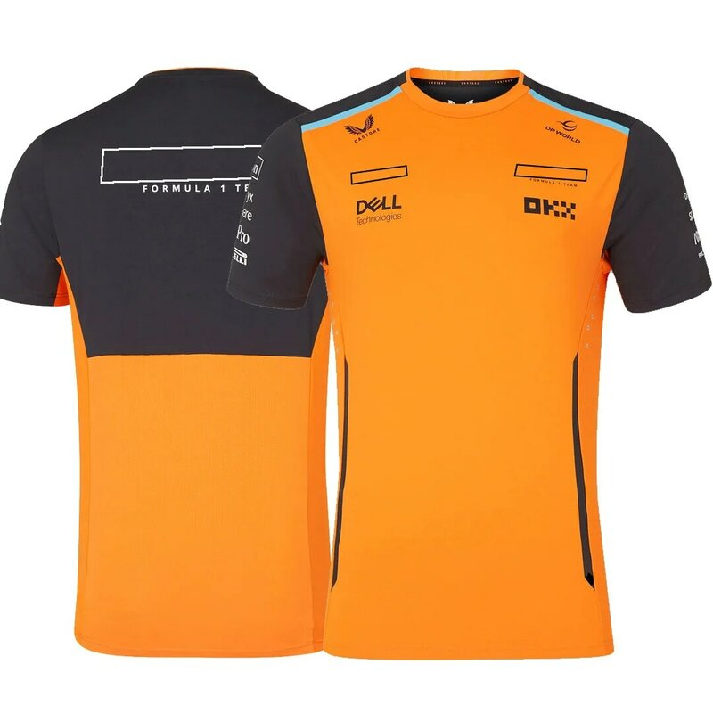 New 2024 summer F1 Lance Stroll team driver Lando Norris T-shirt High quality 3D printed men's casual short sleeve