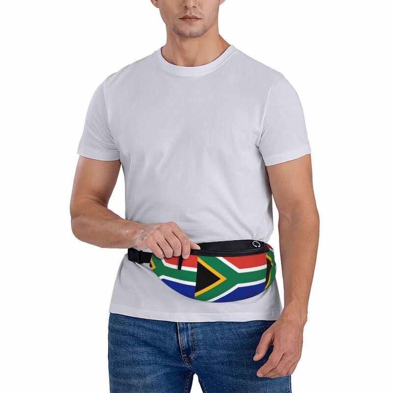 Borsa pettorale bandiera Springboks sudafricana Merch per uomo donna borse diagonali busto alla moda