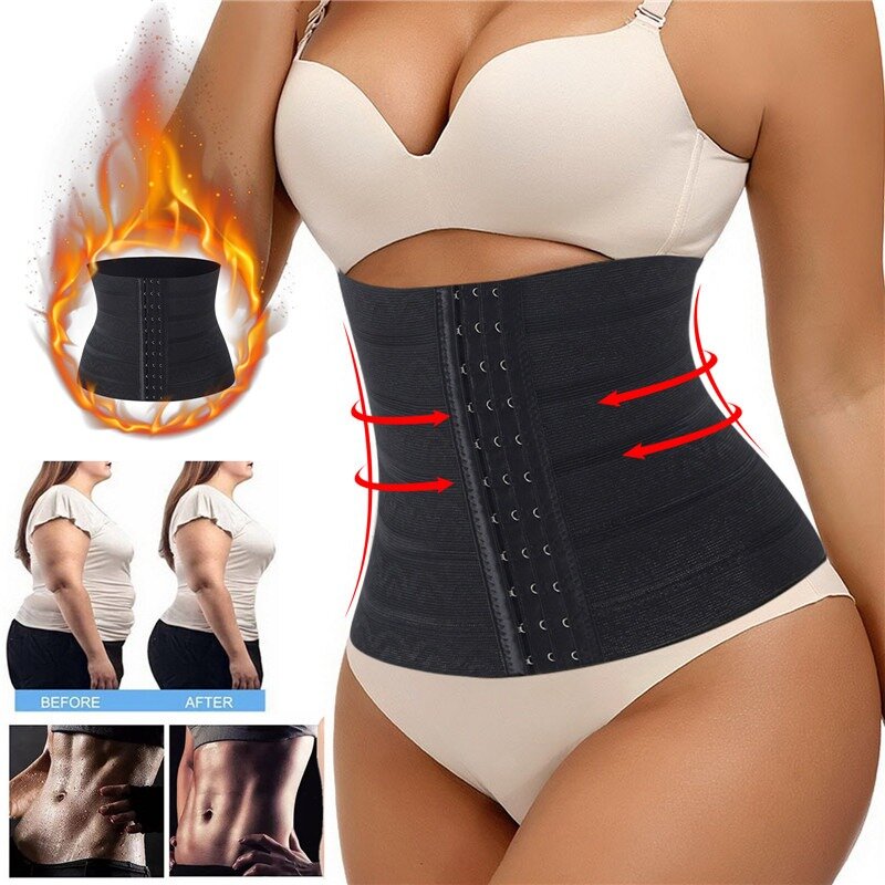 Women Waist Trainer Body Shaper Belt Slimming Sheath Belly Reducing Shaper Tummy Sweat Shapewear Workout Shaper Corset  faja de
