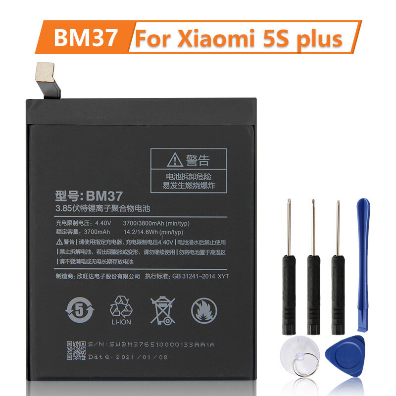 Сменная батарея BM36 для Mi Φ BM22 для MI 5 MI 5 BM37 для Mi 5S Plus BN20 для Mi 5C BN34 BN31 для Red Mi 5A Note 5A