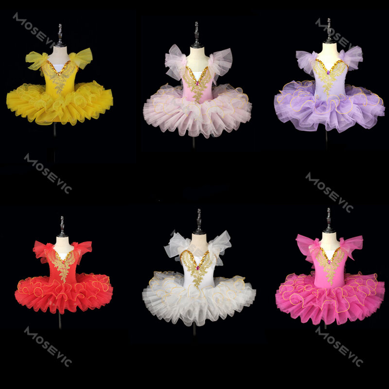2024 Cute Girls Ballet Dress For Children Girl Dance Clothing Kids Ballet Costumes For Girls Dance Leotard Girl Dancewear