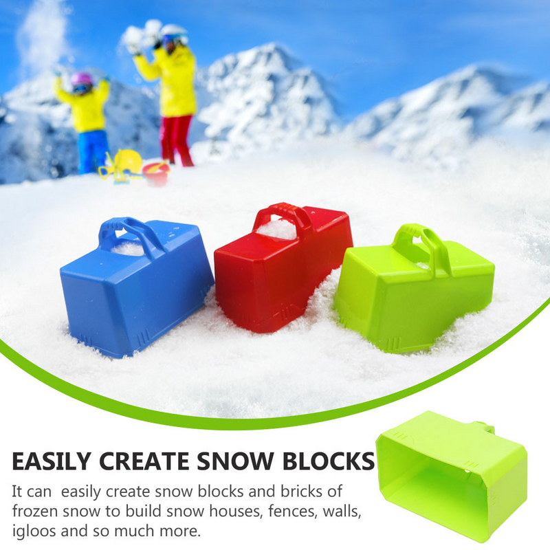 Model cegły Zamek Podkład DIY Forma do robienia śniegu Cegła śnieżna Shaper Zamek śnieżny Brick Block Maker