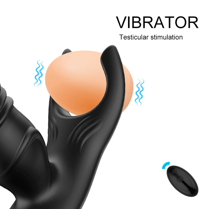 G Spot teleskopowy masażer prostaty bezprzewodowy wibrator analny mężczyzna masturbatory korek analny dla człowieka zabawki dla dorosłych