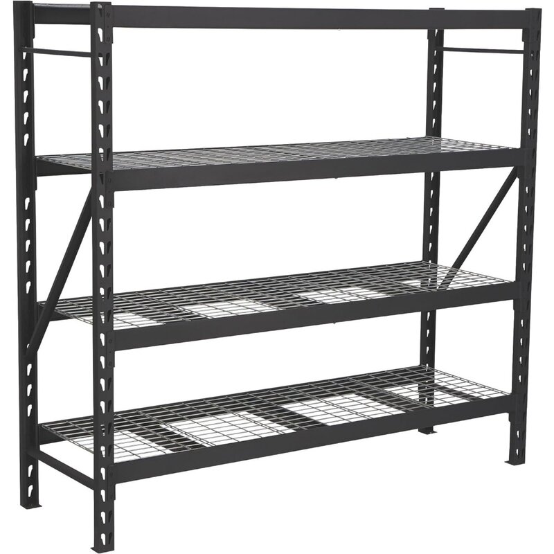 Scaffale industriale Ironton a 4 livelli-77in.W x 24in.D x 72in.H, modello #2611 t002