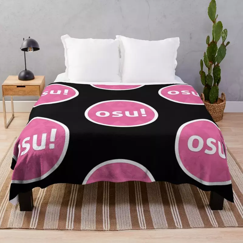 Osu! Couverture de jet de canapé, couvertures de couette, Thins doux