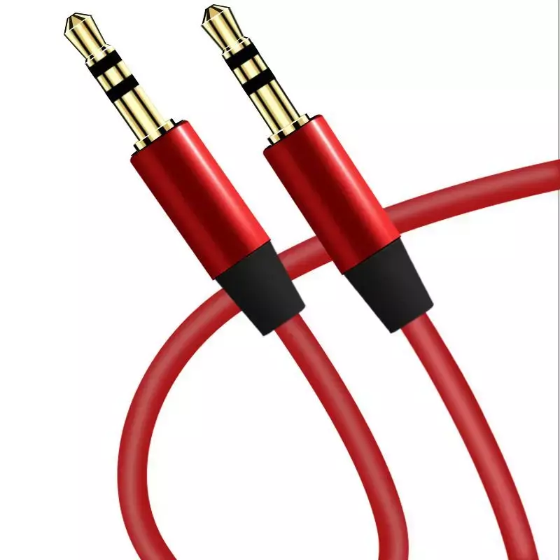3,5mm Jack Audio Verlängerung Kabel Vergoldet 3,5mm Stecker auf 3,5mm Stecker Aux Kabel für Auto Xiaomi kopfhörer Lautsprecher Hilfs