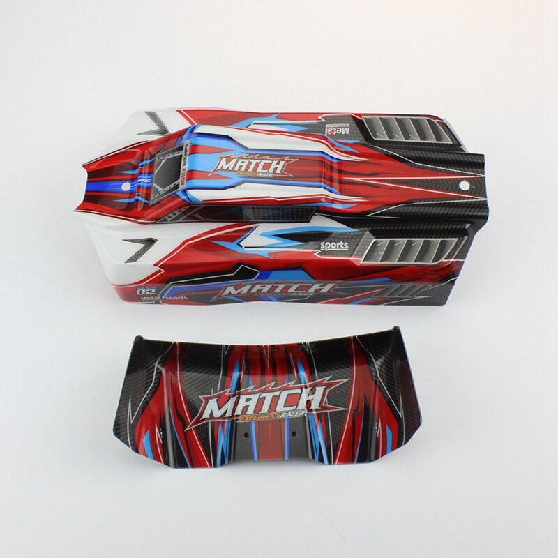 104001-1932 RC Car Cover Tail Wing RC Car Body Shell Replace For Wltoys 104001 104002 1/10 Parts