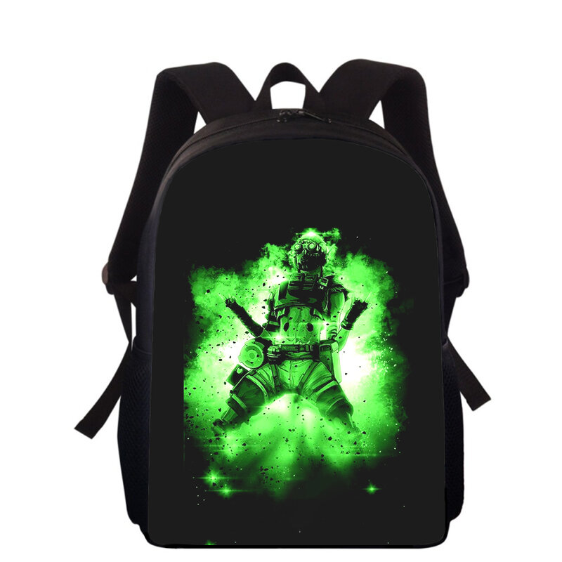 Apex legends 15” 3D Print Kids Backpack Primary School Bags for Boys Girls Back Pack Students School Book Bags