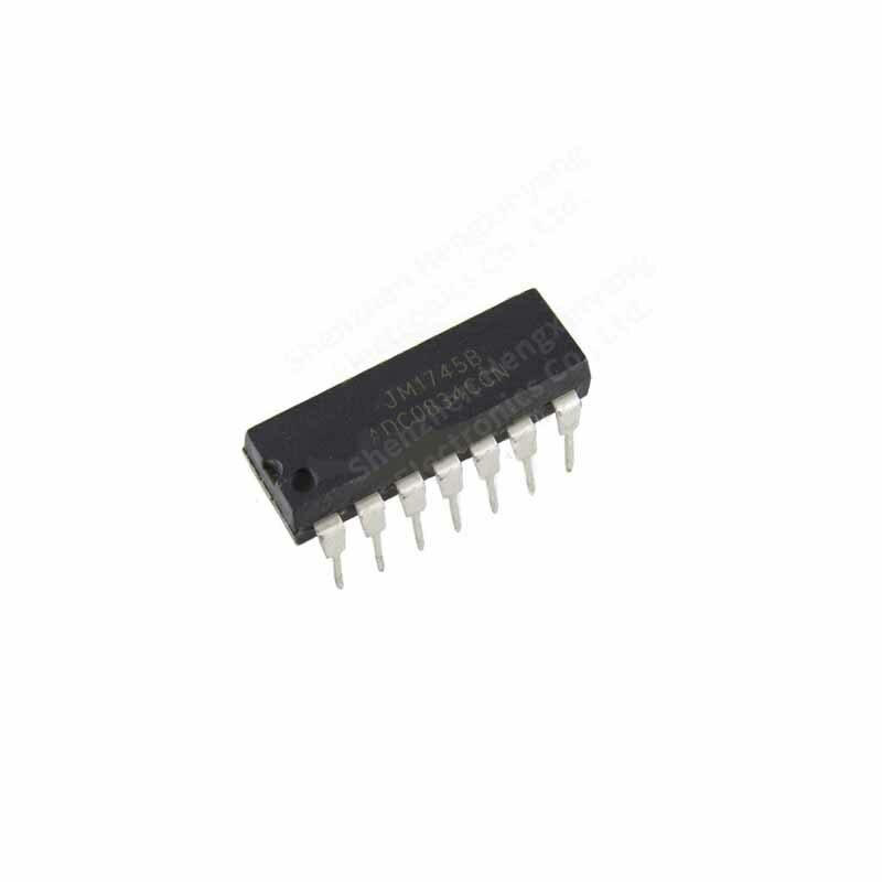 DIP-14 Serial Multiple-Input Multiple-Output Converter Chip, Pacote ADC0834CCN, 5pcs