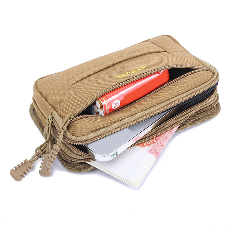Мужская поясная сумка-кошелек, водонепроницаемый тактический военный спортивный ремень для охоты, мягкая сумка из нейлона, дорожные инструменты