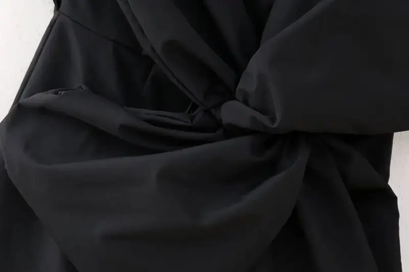 Новинка 2024, женское уникальное модное облегающее Асимметричное мини-платье с бантом, женское платье без рукавов с открытой спиной в стиле ретро