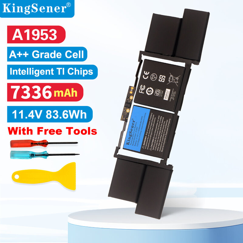 KingSener-بطارية كمبيوتر محمول لأجهزة ابل ماك بوك برو ، A1990 ، 15 "Touch Bar ، Mid 2018 ، 2019 ، EMC3215 ، EMC3359 ، MR962LL ، 11.4 فولت ، 5.6Wh