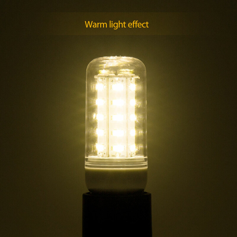 Energy Saving LED Lâmpada de milho, 5730, E27, 110V, 220V, Ampola Lâmpadas, Vela