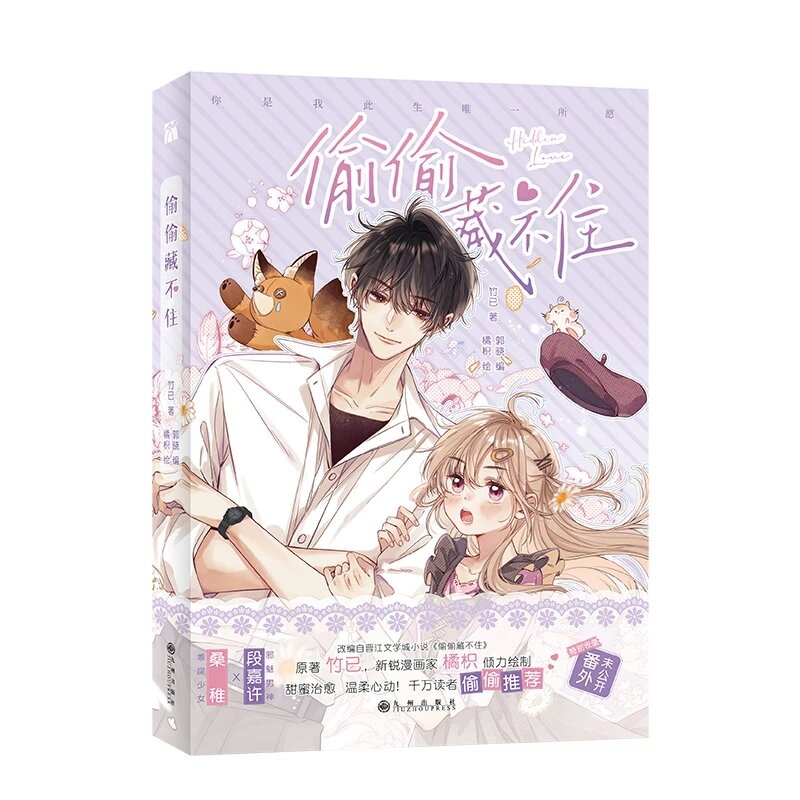 New Hidden Love Chinese Original Comic Book Volume 1 & 2 Duan Jiaxu, Sang Zhi Youth Campus Love Manga Book Special Edition