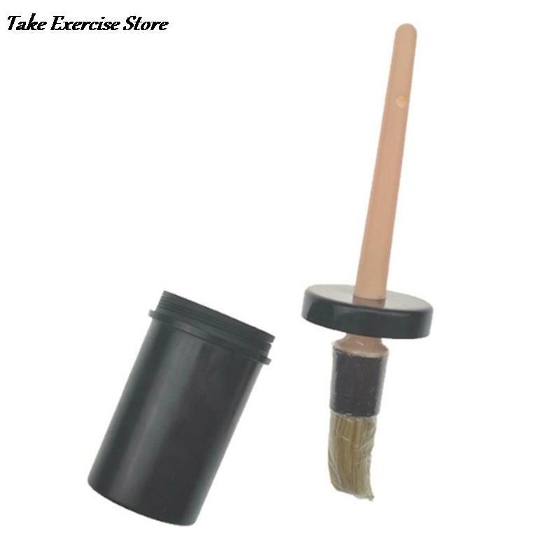 Nuevo cepillo de aceite de pezuña de plástico Horse Shires con tapa resistente-1 aplicador de apósito de pezuña colores aleatorios