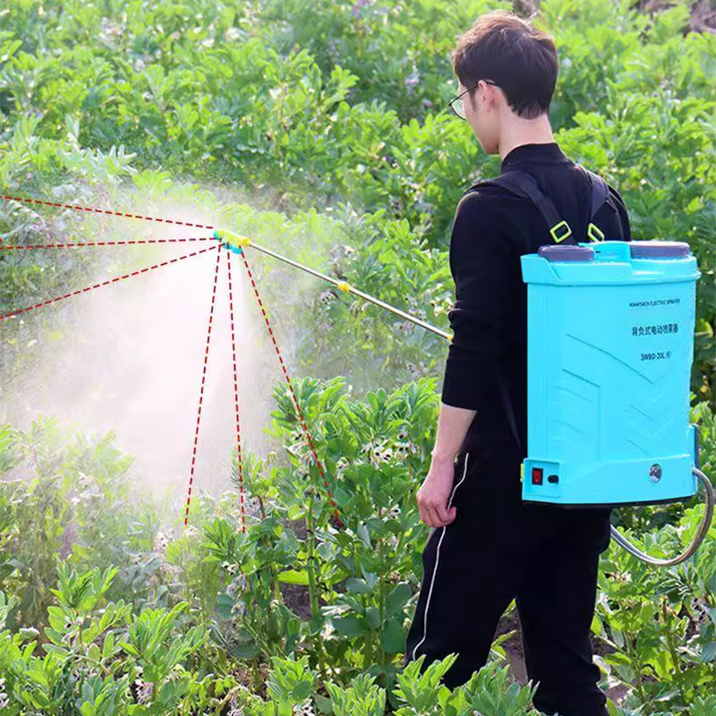 20L Agricultural Electric Sprayer Rechargeable Lithium Batteries High Pressure Atomizing Sprayer Garden Irrigation Tool