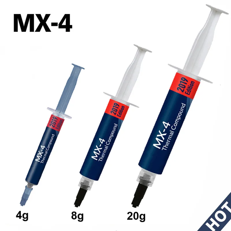 MX4 4G 8G 20G CPU Thermal Paste Processor Thermal Grease For CPU GPU Printer HeatSink Cooling Cooler Compound Silicone