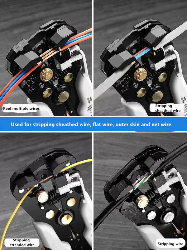 Strumento speciale spelafili automatico per strumenti multifunzionali per elettricisti che collegano le pinze da taglio della pinza