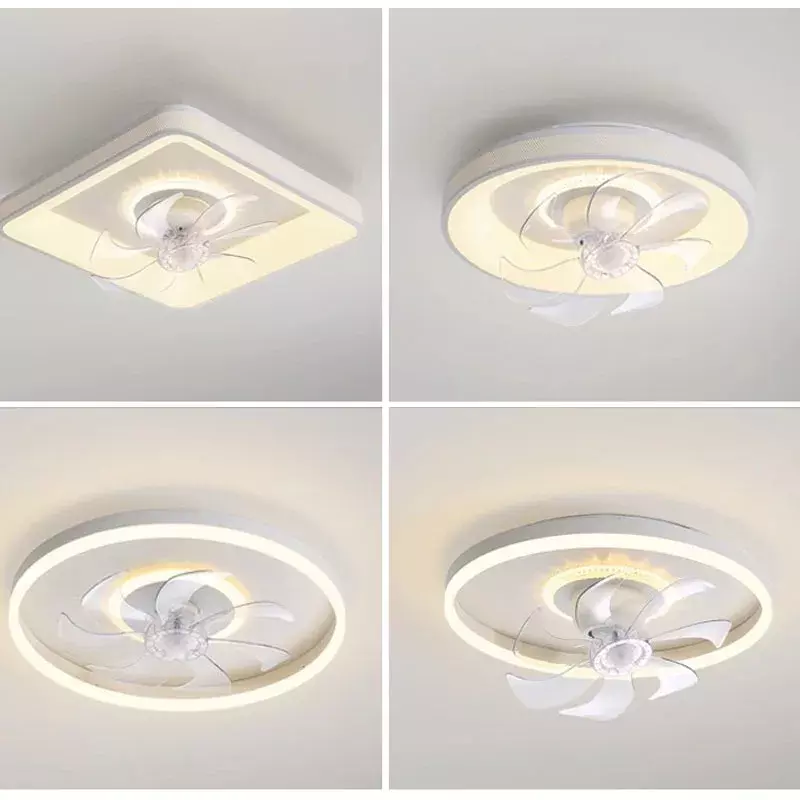 Nowoczesne oświetlenie wentylator sufitowy LED do sypialni salon gabinet z żyrandolem zdalnego sterowania oświetlenie do dekoracji domu oprawa
