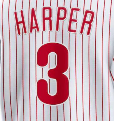 New Philadelphia Baseball Jersey Men's Women Youth Stitched Softball Wear 3 Bryce Harper 7 Trea Turner Shirts