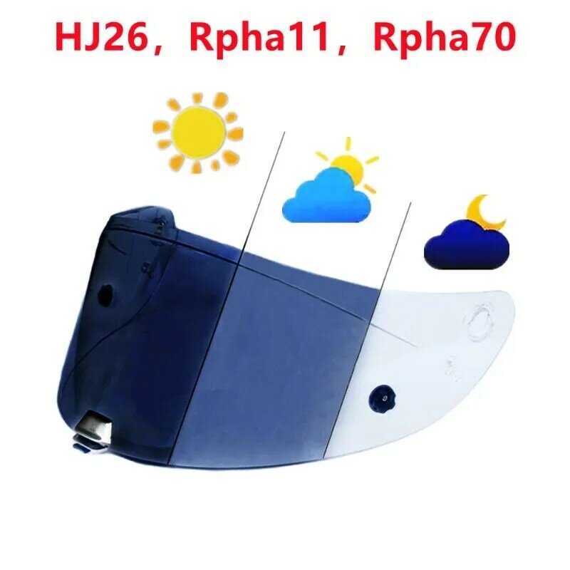 Meekleurend Vizier Voor Hjc Rpha 70 Rpha 11 Motorhelm Hjc HJ-26 Full Face Helm Lens Cascos Para Moto Accessoires