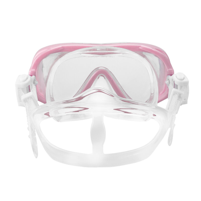 Gafas de natación profesionales con marco grande para niños, lentes con cubierta para la nariz, antivaho, vista panorámica, equipo de natación para niños y niñas