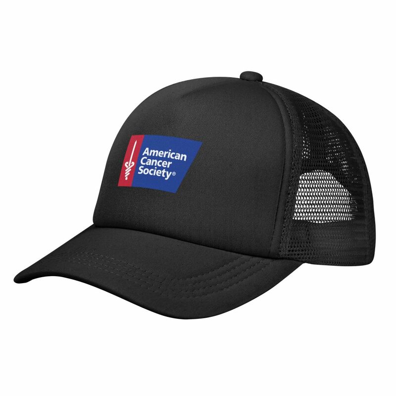 Бейсболка с логотипом Американского общества рак, походная шляпа, шапка большого размера для гольфа, для женщин и мужчин