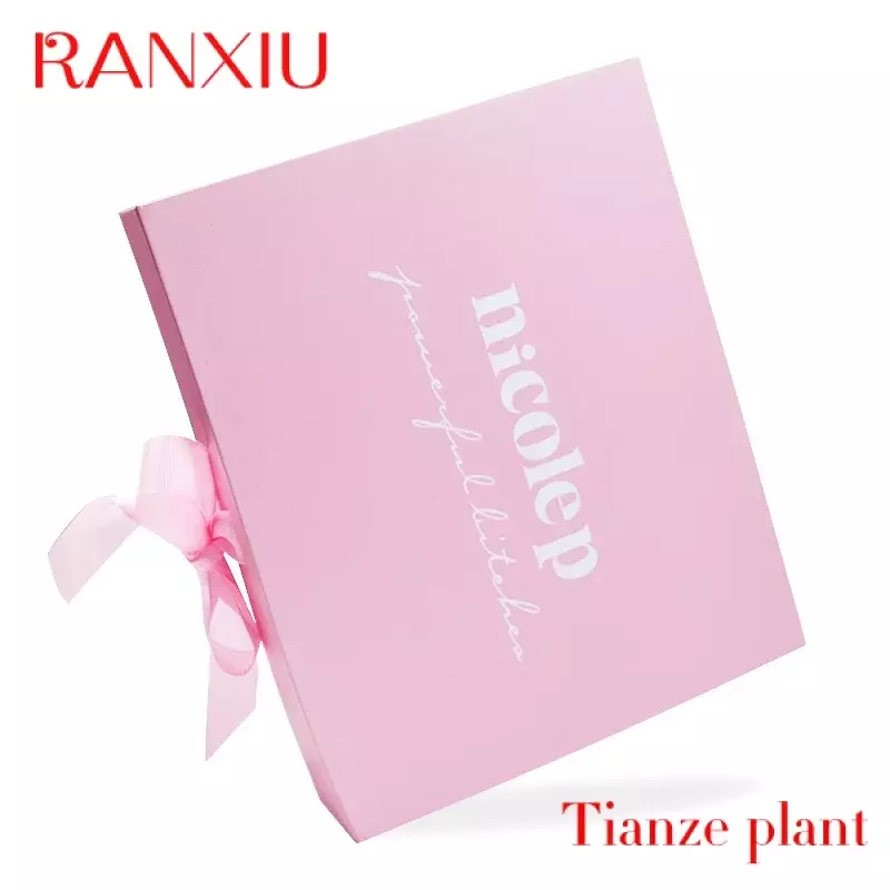 Benutzer definierte magnetische faltbare faltbare Geschenk box mit Band Papier kosmetische Parfüm Geschenk box Luxus-Paket box