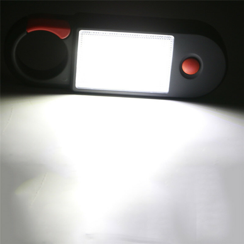 Mini linterna portátil para tienda de campaña, lámpara LED de emergencia, impermeable, gancho colgante, 2 modos de uso