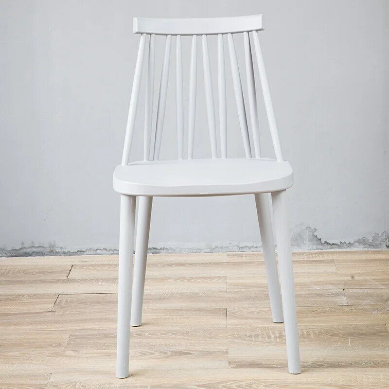 Nordic stoel moderne minimalistische luie plastic rugkruk vrijetijdstafel en stoel eetkamerstoel koffiestoel melk thee stoel