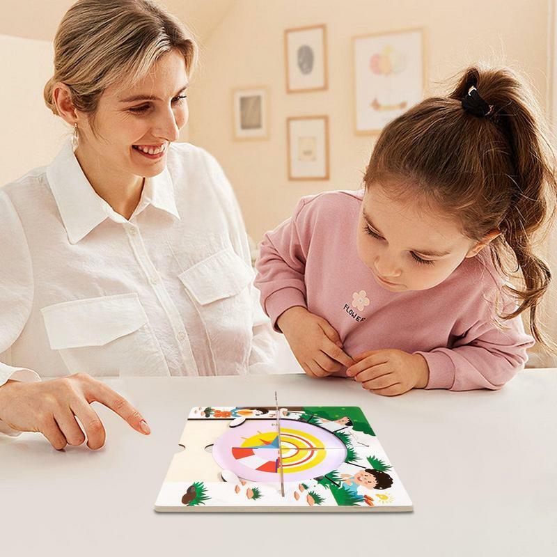 Neugeborene Spielzeug Vorschule Spielzeug Desktop-Lehrmittel entwickeln Konzentration verbessern räumliches Bewusstsein divergieren des Denken für