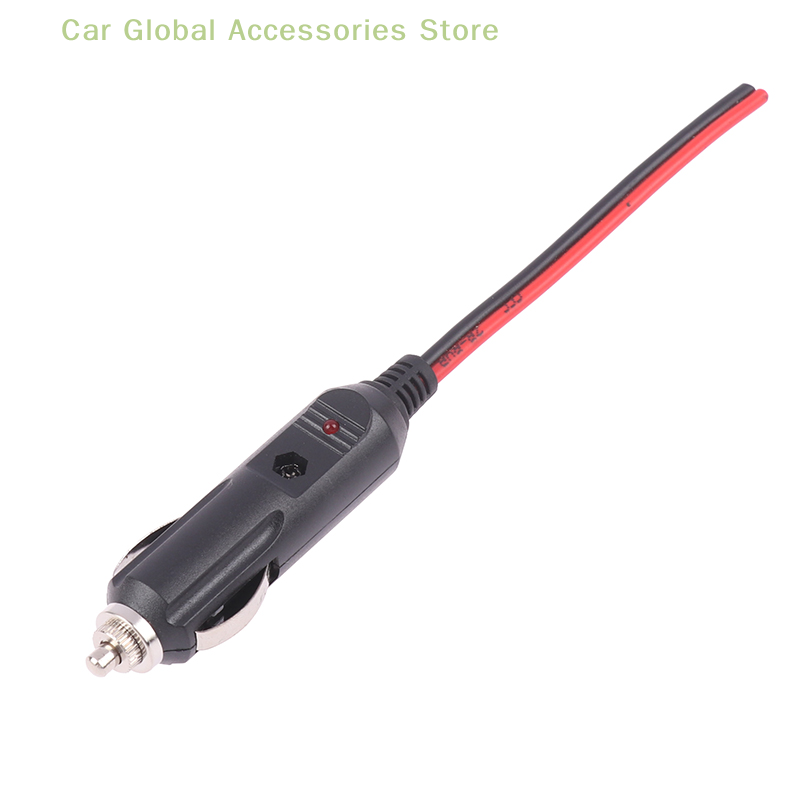 Cable de cobre de alta calidad para encendedor de coche, adaptador de conector de enchufe LED, 12V, 24V, 20a, macho