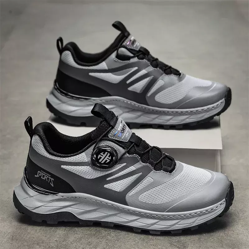 Zapatillas deportivas ligeras y delgadas para hombre, calzado transpirable de fondo suave, color negro, para correr, novedad de verano, 2024