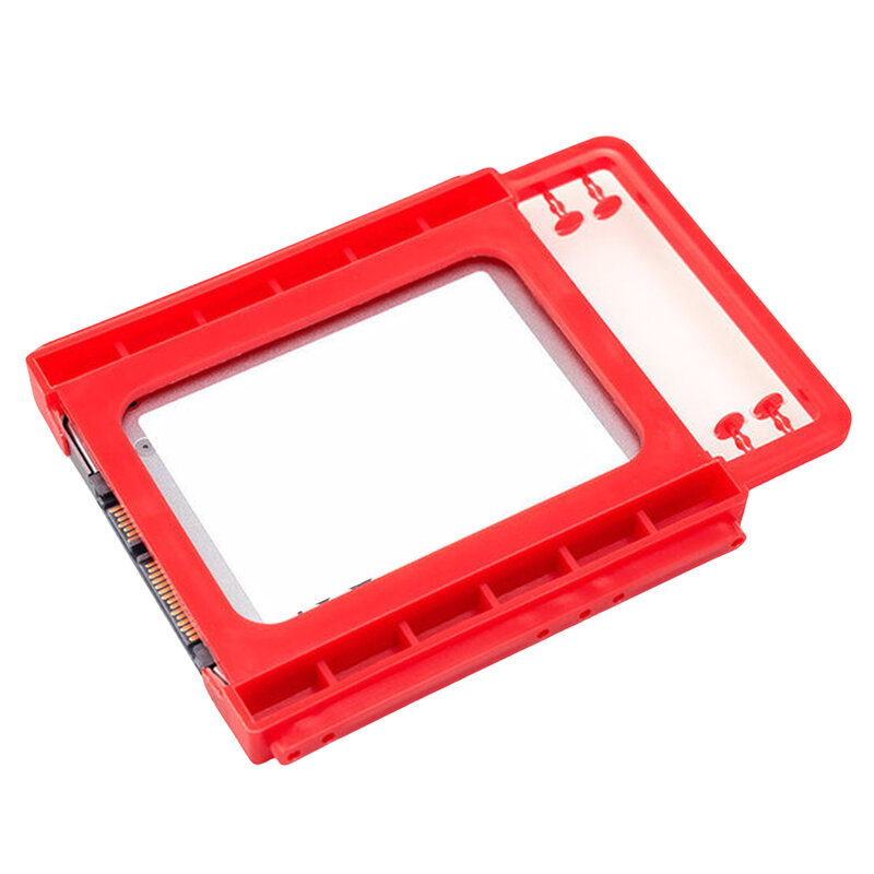 2.5inch To 3.5inch SSD HDD Adapter Mounting Bracket Plastic Hard Drive Holder Tool-free Hard Drive Caddy Adapter for Desktop PC