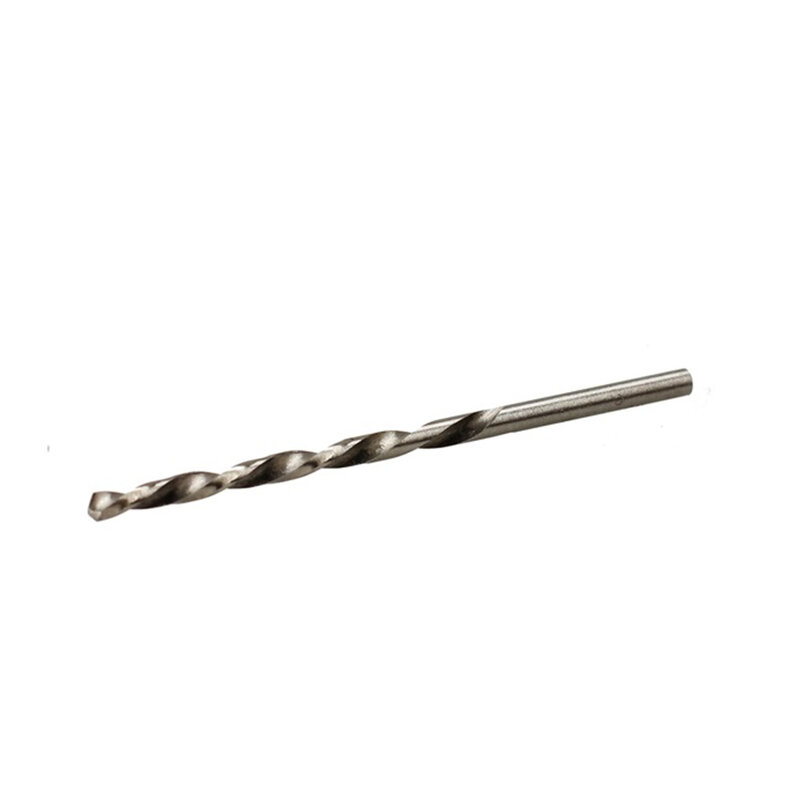 Micro Metal Twist Drill Bits, HSS, cabeça de perfuração, carpintaria, ferramentas para madeira, acessórios de perfuração elétrica, 4mm, 75mm, 10 Pcs