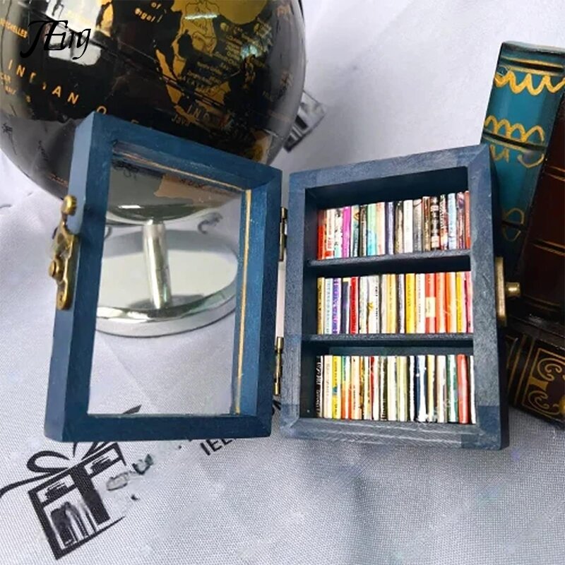 Miniatur buku Anti kecemasan, hadiah dekorasi rumah boneka kecemasan Anda, kotak cocok buku miniatur Anti kecemasan, kreatif