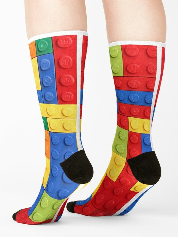 Bunte Ziegel Design Socken bewegen Strümpfe Männer Neujahr Jungen Socken Frauen