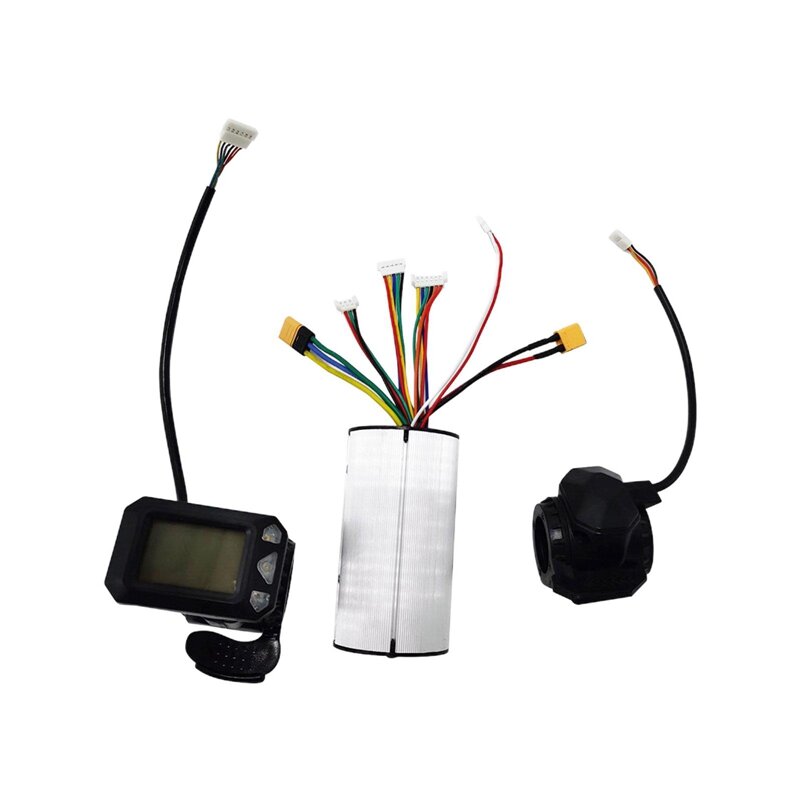 36V Electric Scooter Controller+LCD Display Accelerator+Brake Motor Controller Electric Scooter Accelerator Set Replacement