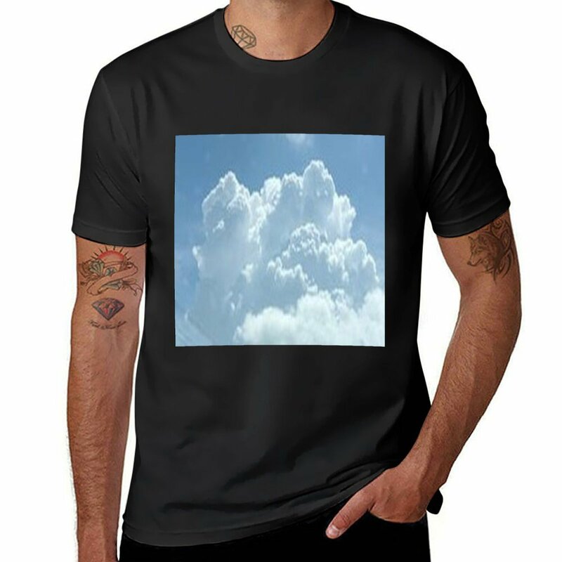 เสื้อยืดฤดูร้อน Cloud 1ย้อนยุคเสื้อผ้าวินเทจสีดำกราฟิก
