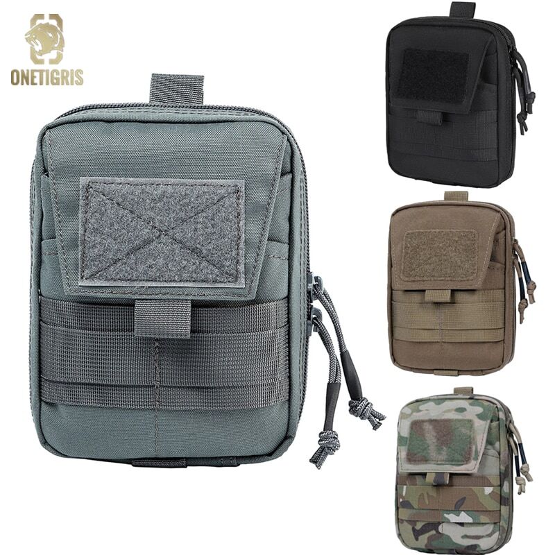 ONETIGRIS MOLLE Pouches Tactical Organizer Medical Pockets Gadget EDC Utility First Aid Kit Bag Camping Treatment Emergent Pouch