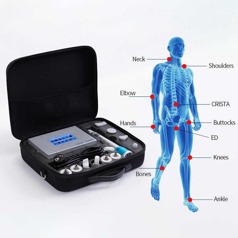 Portable Extracorporeal Shock Wave Therapy Machine  for ED Treatment and Pain Relief Body Relax Massager