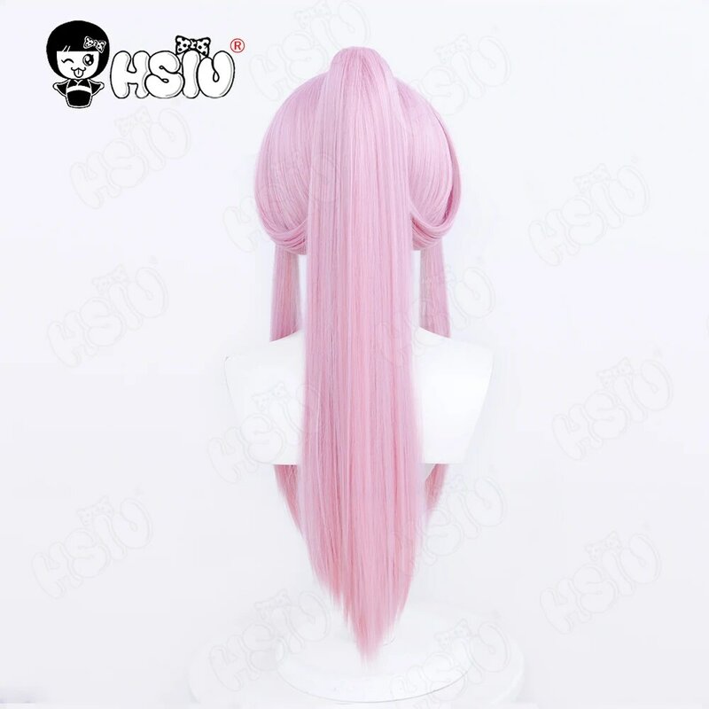 Lin Cosplay Wig Fiber synthetic wig Game Arknights Cosplay Wig「HSIU 」Mixed pink ponytail longt Wig+Wig cap